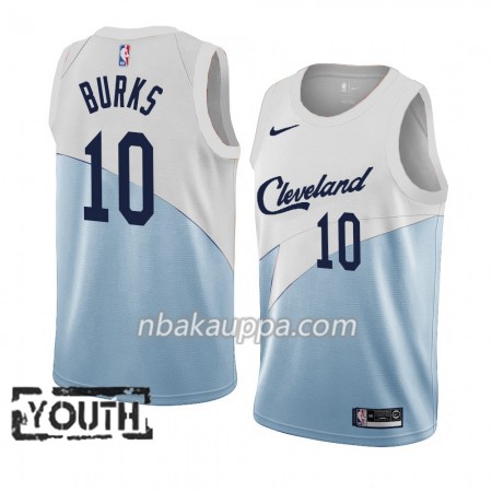 Cleveland Cavaliers Alec Burks 10 2018-19 Nike Sininen Valkoinen Pelipaidat Swingman - Lasten
